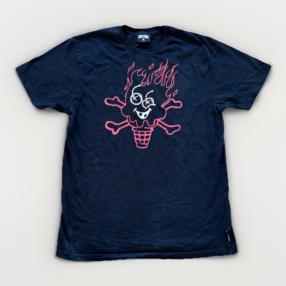 Ice Cream Shirt Mens L Cones and Cones Black‎ Skater BBC Streetwear